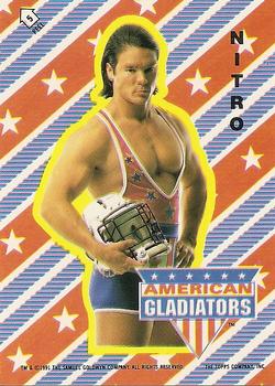 1991 Topps American Gladiators - Stickers #5 Nitro Front